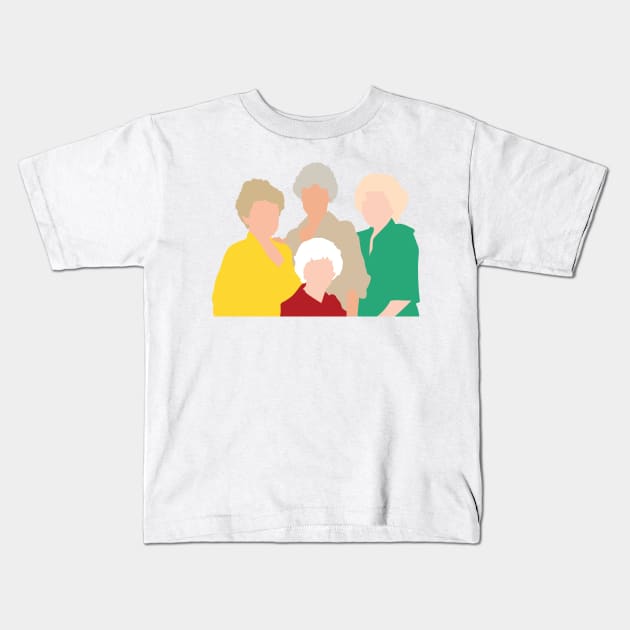 Golden Girls Kids T-Shirt by FutureSpaceDesigns